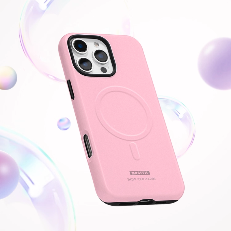 Load image into Gallery viewer, [Magsafe Compatible][Built-in Stand] Apple iPhone 17/Air/Pro/Max - Minimalist Solid Color Double-Layer Shockproof Case
