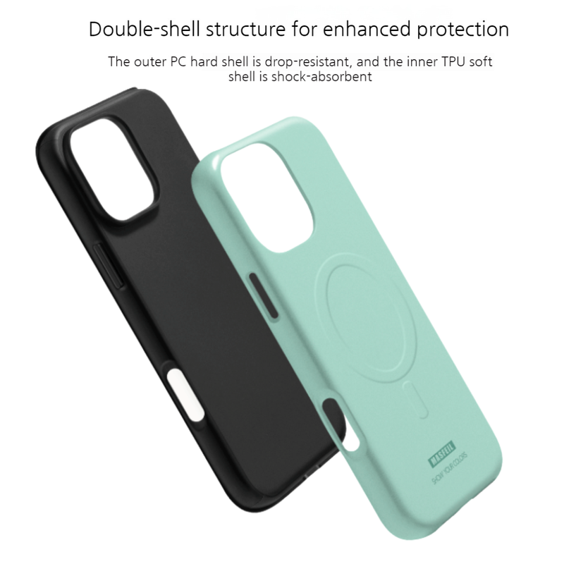 Load image into Gallery viewer, [Magsafe Compatible][Built-in Stand] Apple iPhone 17/Air/Pro/Max - Minimalist Solid Color Double-Layer Shockproof Case

