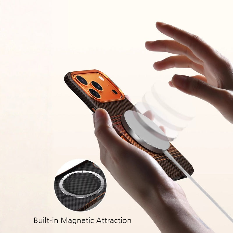 Load image into Gallery viewer, [Magsafe Compatible] Apple iPhone 17/Air/Pro/Pro Max Business Shockproof Striped Phone Case
