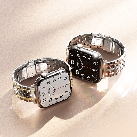 [Diamond Edition] Apple Watch Series 10/11 - Elegant Metal Watch Bracelets Band
