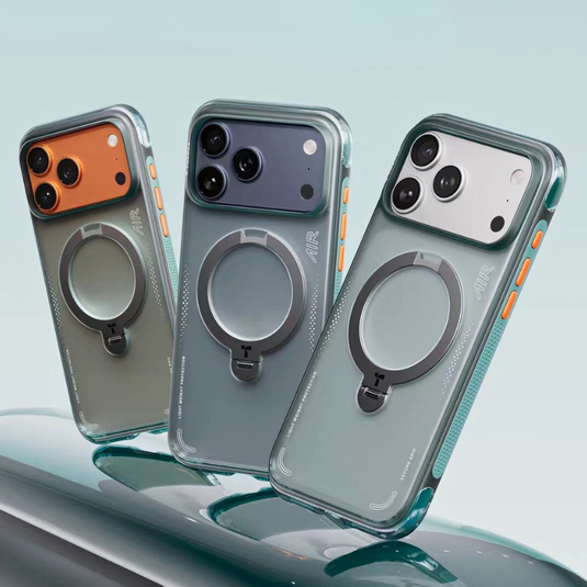 [Magsafe Compatible] Apple iPhone 17 Pro/Pro Max TORRAS Airbag Full-Body Shockproof Stand Case