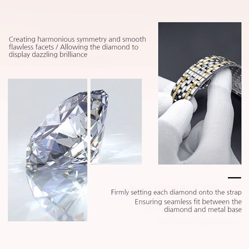 Load image into Gallery viewer, [Diamond Edition] Apple Watch Series 10/11 - Elegant Metal Watch Bracelets Band
