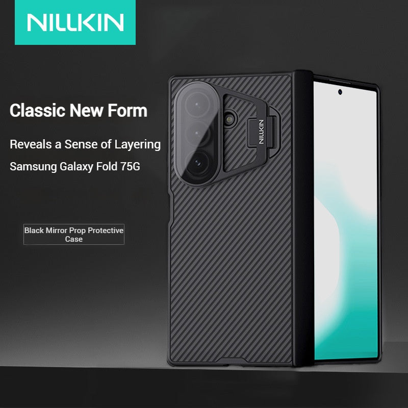 Load image into Gallery viewer, [Magsafe Compatible][Built-in Lens Cover] Samsung Galaxy Z Fold7 NILLKIN Folding Stand Shockproof Case
