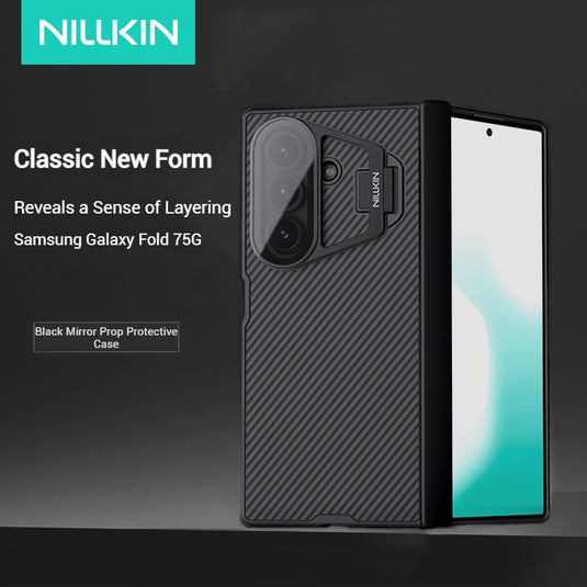 [Magsafe Compatible][Built-in Lens Cover] Samsung Galaxy Z Fold7 NILLKIN Folding Stand Shockproof Case