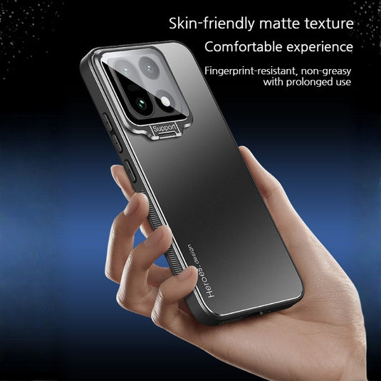 [With Lens Bracket] OnePlus 15 - Ultra-Thin Matte Shockproof Phone Case