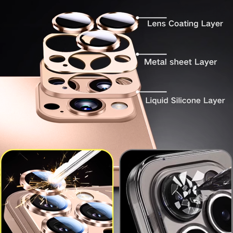 Load image into Gallery viewer, Apple iPhone 15/Plus/Pro/Pro Max Metal Matte Frosted Glass Anti-drop Essentials Series Case
