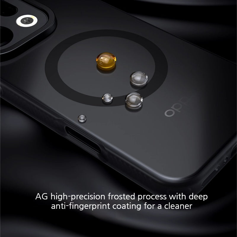 [Magsafe Compatible] OPPO Find X9/Pro - Matte Full Coverage Shockproof Case - i-Station Mobile Phone & Electronic Device Repair and Accessories