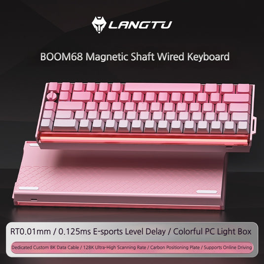 LANGTU BOOM68 Tri-Mode Magnetic Switch Gaming Keyboard & Bluetooth/2.4GHz/USB-C