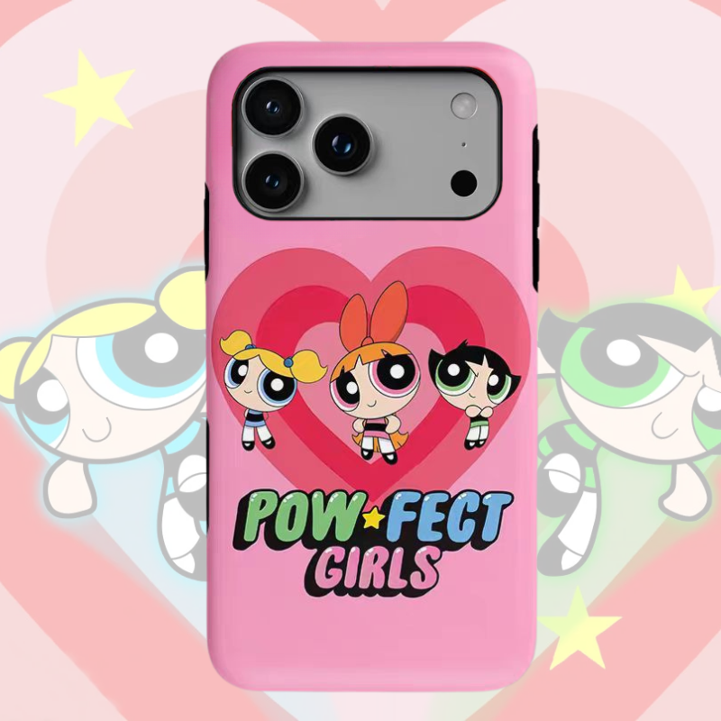 Apple iPhone 17/Air/Pro/Max - Powerpuff Girls Shockproof Protective Case - i-Station Mobile Phone & Electronic Device Repair and Accessories