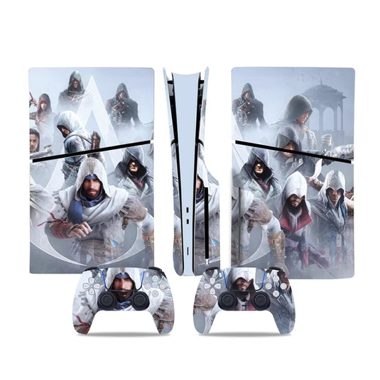 Sony PlayStation PS5 Slim Disc Edition Anime and Gaming Theme Console Skin Sticker – No Residue PVC | Scratch-Resistant Gaming Designs