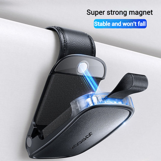 Yesido Leather Magnetic Sunglasses Holder for Car Visor - i-Station Mobile Phone & Electronic Device Repair and Accessories