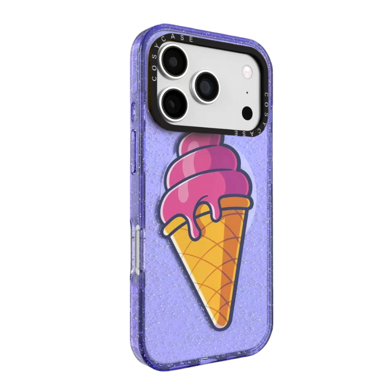 Load image into Gallery viewer, [Magsafe Compatible] Apple iPhone 17/Air/Pro/Max - Ice Cream Glitter Full-Cover Shockproof Phone Case

