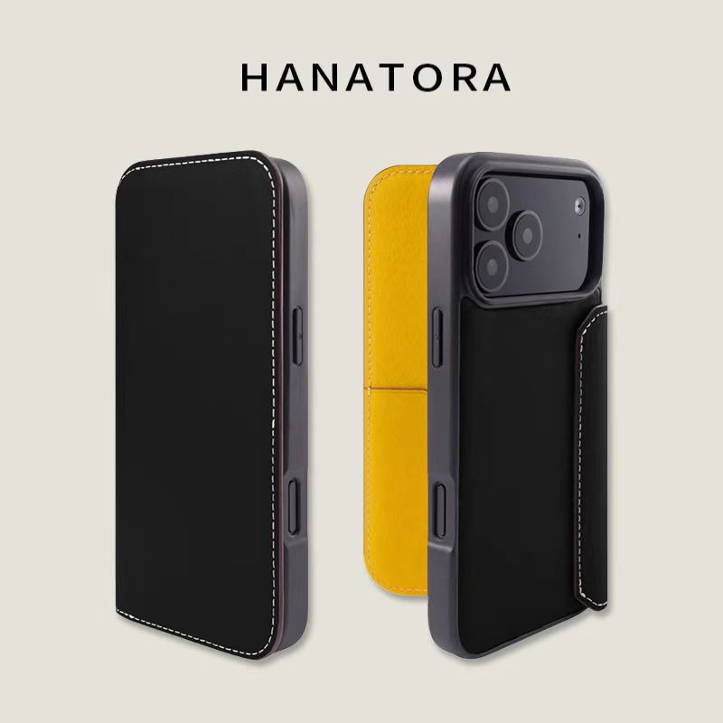 Load image into Gallery viewer, [With Card Slot] Apple iPhone 17/Air/Pro/Max - HANATORA Business Drop Proof Genuine Leather Flip Wallet Series Case
