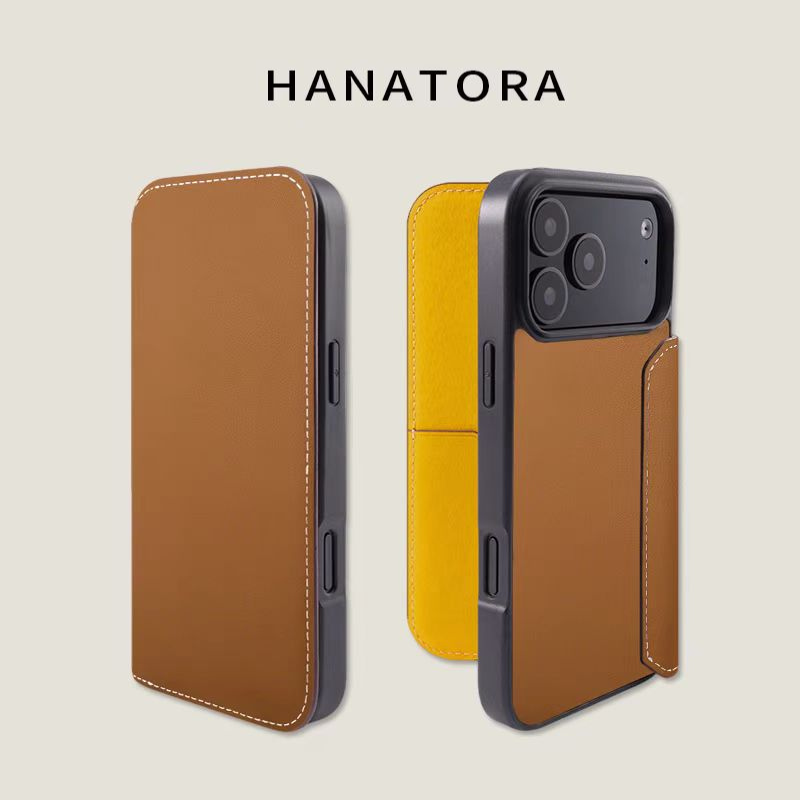Load image into Gallery viewer, [With Card Slot] Apple iPhone 17/Air/Pro/Max - HANATORA Business Drop Proof Genuine Leather Flip Wallet Series Case
