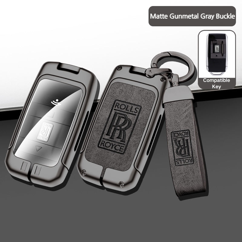 Load image into Gallery viewer, Rolls-Royce Aluminum Alloy Car Key Cover for Cullinan, Phantom, Ghost, Wraith, and Dawn
