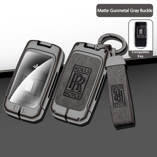 Rolls-Royce Aluminum Alloy Car Key Cover for Cullinan, Phantom, Ghost, Wraith, and Dawn