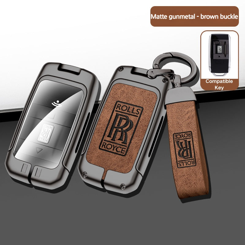 Load image into Gallery viewer, Rolls-Royce Aluminum Alloy Car Key Cover for Cullinan, Phantom, Ghost, Wraith, and Dawn

