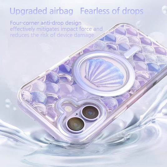 [Magsafe Compatible] Apple iPhone 17/Pro/Max - Kingxbar Shell Airbag Shockproof Full-Cover Phone Case