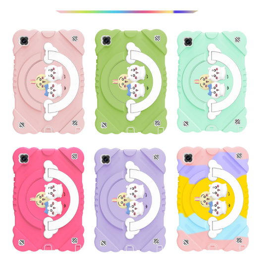 [With Shoulder Strap][Built-in Stand] Apple iPad 10/11'' 10/11th Gen (2022/2025) Cartoon EVA Kids-friendly Shockproof Case