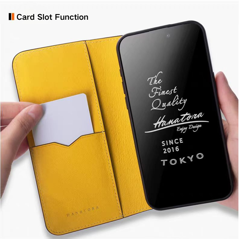 Load image into Gallery viewer, [With Card Slot] Apple iPhone 17/Air/Pro/Max - HANATORA Business Drop Proof Genuine Leather Flip Wallet Series Case
