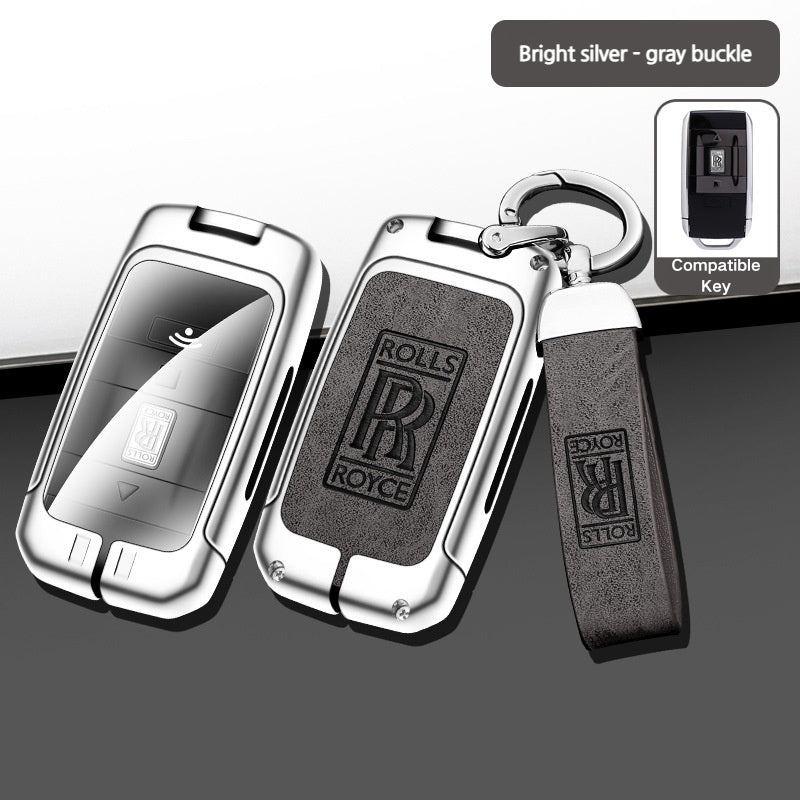 Load image into Gallery viewer, Rolls-Royce Aluminum Alloy Car Key Cover for Cullinan, Phantom, Ghost, Wraith, and Dawn
