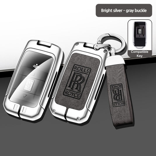 Rolls-Royce Aluminum Alloy Car Key Cover for Cullinan, Phantom, Ghost, Wraith, and Dawn
