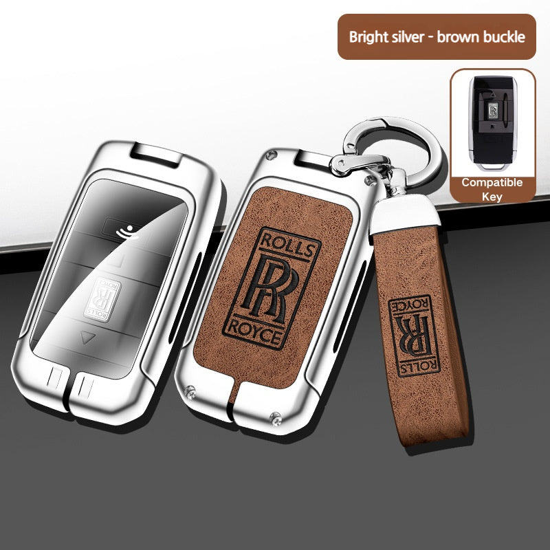 Load image into Gallery viewer, Rolls-Royce Aluminum Alloy Car Key Cover for Cullinan, Phantom, Ghost, Wraith, and Dawn
