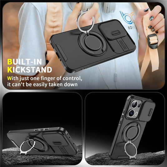 [Built-in Kickstand] OPPO A5 Pro - Rugged Shockproof Heavy Duty Series Case