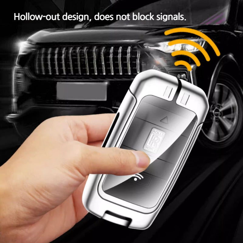 Load image into Gallery viewer, Rolls-Royce Aluminum Alloy Car Key Cover for Cullinan, Phantom, Ghost, Wraith, and Dawn
