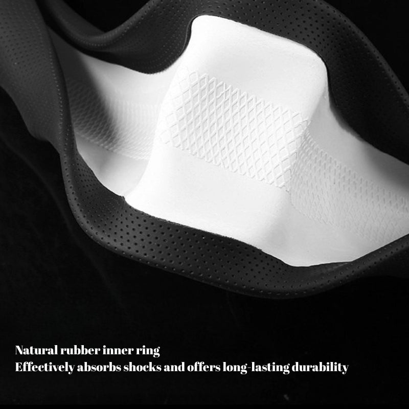 Load image into Gallery viewer, BMW X4 Breathable Anti-Slip Wave-Texture Leather Steering Wheel Cover
