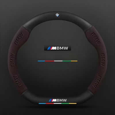 BMW iX3/4/5/6 Leather-Texture Suede Steering Wheel Cover – Non-Slip, Durable, Sporty Feel & Steering Wheel Protection - i-Station Mobile Phone & Electronic Device Repair and Accessories