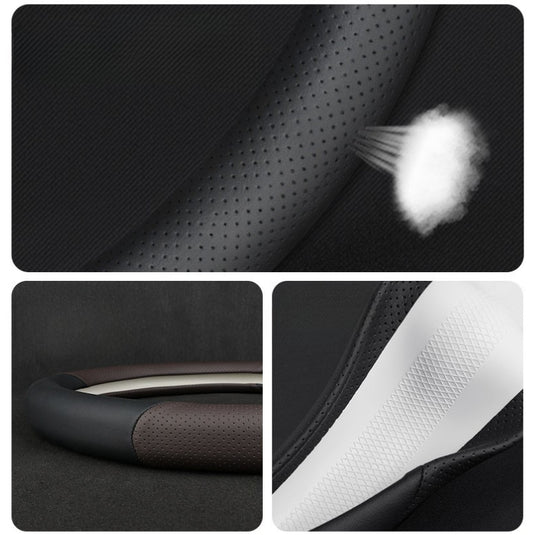 BMW X3 Premium Nappa Leather Breathable Ultra-Thin Non-Slip Steering Wheel Cover