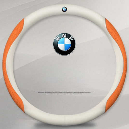 BMW X4 Leather & Embossed Breathable Ultra-Thin Non-Slip Steering Wheel Cover