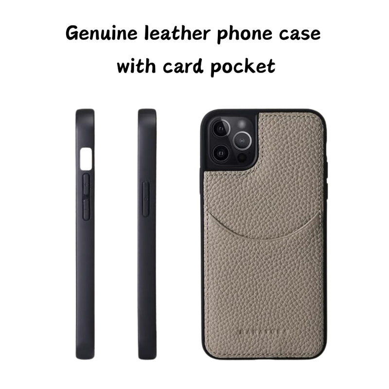 Load image into Gallery viewer, [With Card Slot] Apple iPhone 16/Plus/Pro/Max - Soft Shock Proof and Drop Resistant Genuine Leather Series Case
