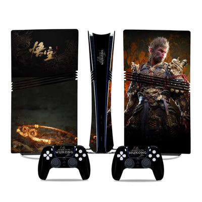 Sony PlayStation PS5 Pro Black Myth Wukong Digital Edition Console Skin Sticker – No Residue PVC | Scratch-Resistant Gaming Designs - i-Station Mobile Phone & Electronic Device Repair and Accessories