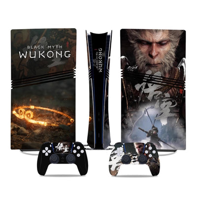 Sony PlayStation PS5 Pro Black Myth Wukong Digital Edition Console Skin Sticker – No Residue PVC | Scratch-Resistant Gaming Designs - i-Station Mobile Phone & Electronic Device Repair and Accessories