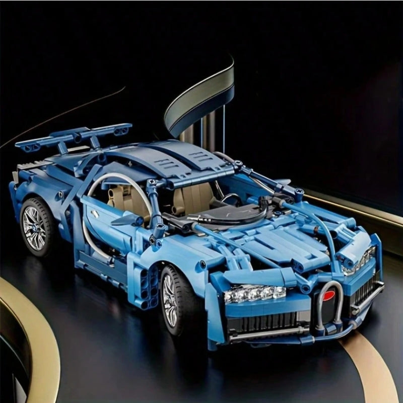 DIY Bugatti Veyron Supercar Building Blocks Set for Kids Gift – Creative Assembly Toy Car Model for Christmas, Halloween and Birthday - i-Station Mobile Phone & Electronic Device Repair and Accessories