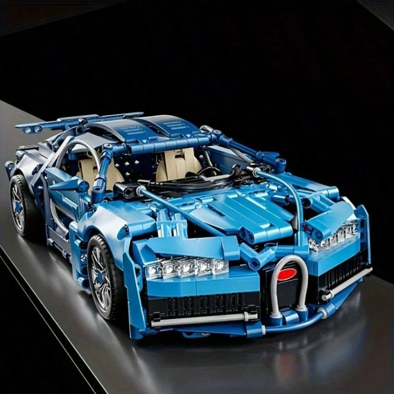 DIY Bugatti Veyron Supercar Building Blocks Set for Kids Gift – Creative Assembly Toy Car Model for Christmas, Halloween and Birthday - i-Station Mobile Phone & Electronic Device Repair and Accessories