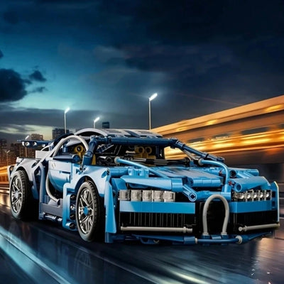 DIY Bugatti Veyron Supercar Building Blocks Set for Kids Gift – Creative Assembly Toy Car Model for Christmas, Halloween and Birthday - i-Station Mobile Phone & Electronic Device Repair and Accessories