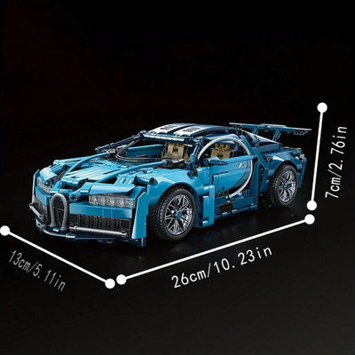 DIY Bugatti Veyron Supercar Building Blocks Set for Kids Gift – Creative Assembly Toy Car Model for Christmas, Halloween and Birthday - i-Station Mobile Phone & Electronic Device Repair and Accessories