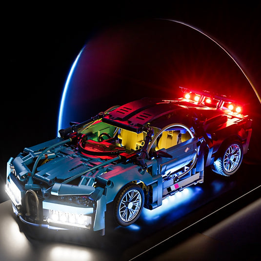 DIY Bugatti Veyron Supercar Building Blocks Set for Kids Gift – Creative Assembly Toy Car Model for Christmas, Halloween and Birthday - i-Station Mobile Phone & Electronic Device Repair and Accessories