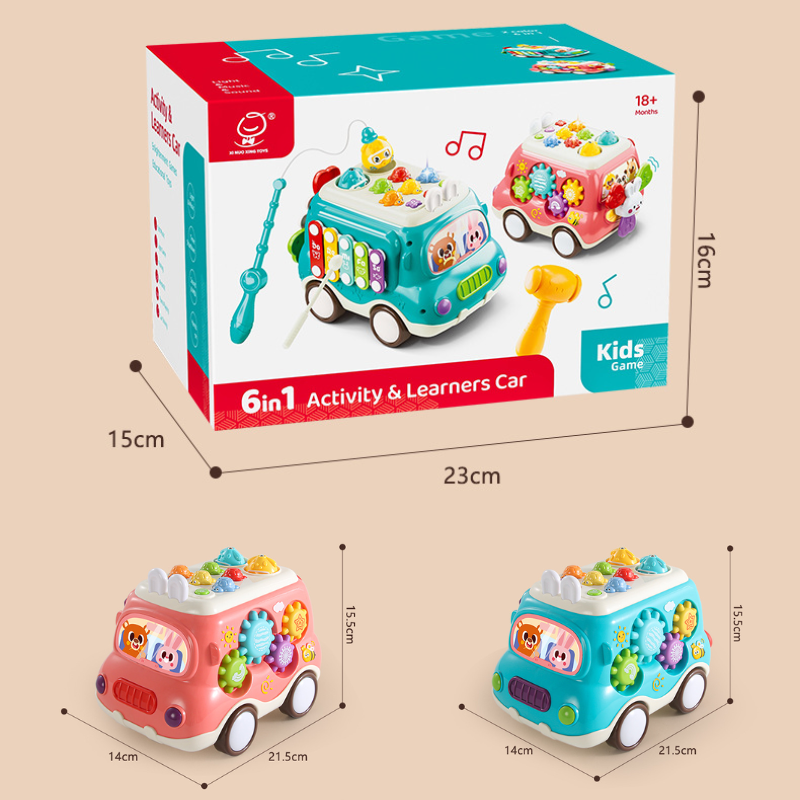 Load image into Gallery viewer, 6-In-1 Educational Multifunctional Musical Activity &amp; Learners Baby Car Toy for Birthday Gift - i-Station Mobile Phone &amp; Electronic Device Repair and Accessories
