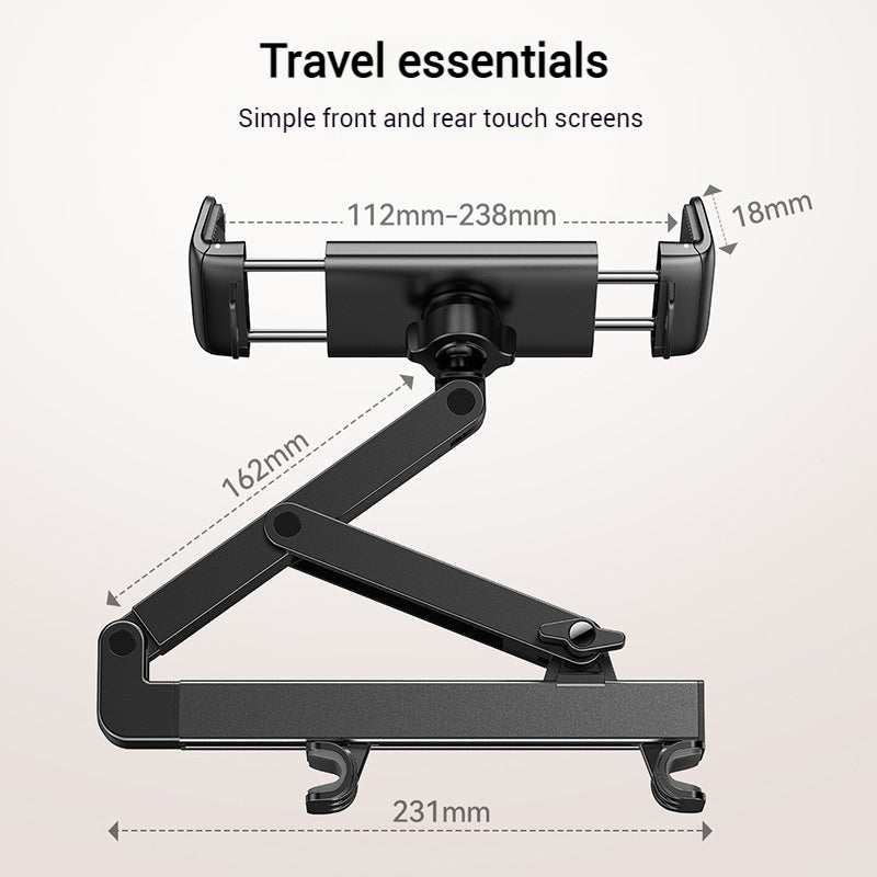 Load image into Gallery viewer, JOYROOM Metal Foldable &amp; Extendable Car Headrest Holder for Phone &amp; Tablet - i-Station Mobile Phone &amp; Electronic Device Repair and Accessories
