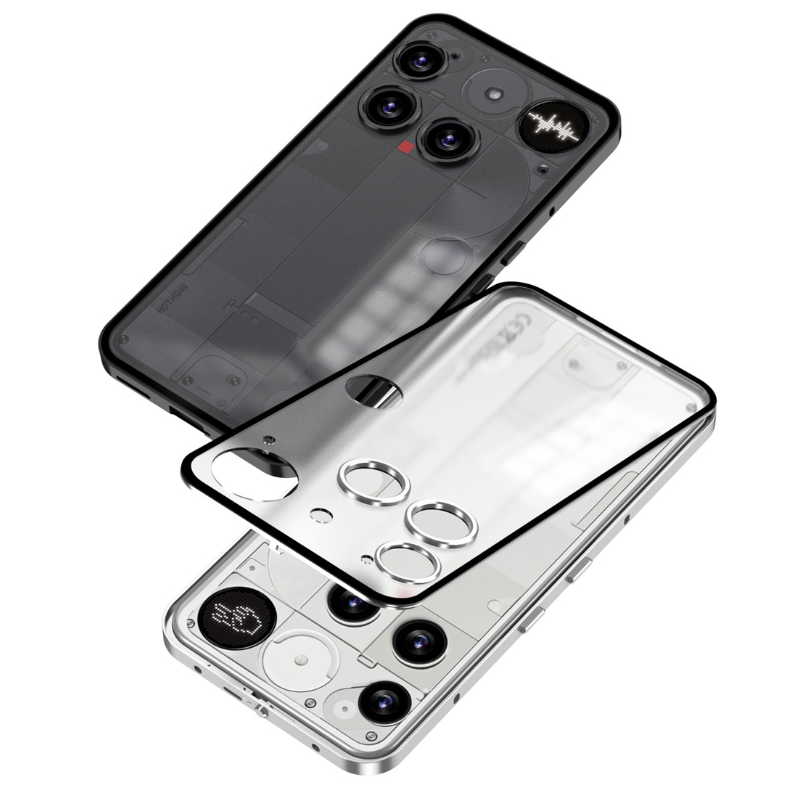 Load image into Gallery viewer, Nothing Phone (3) Metal Frame Snap-On Acrylic Shockproof Phone Case - i-Station Mobile Phone &amp; Electronic Device Repair and Accessories
