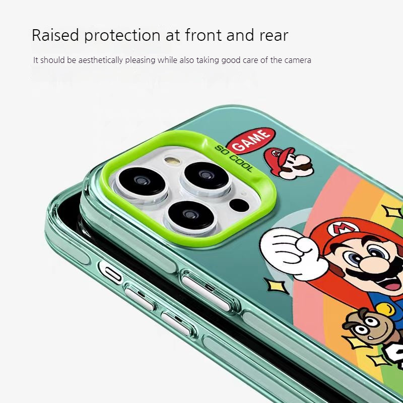 Load image into Gallery viewer, [Magsafe Compatible][With Stand] Apple iPhone 17/Air/Pro/Max - Mario Stylish Full-Body Shockproof Phone Case
