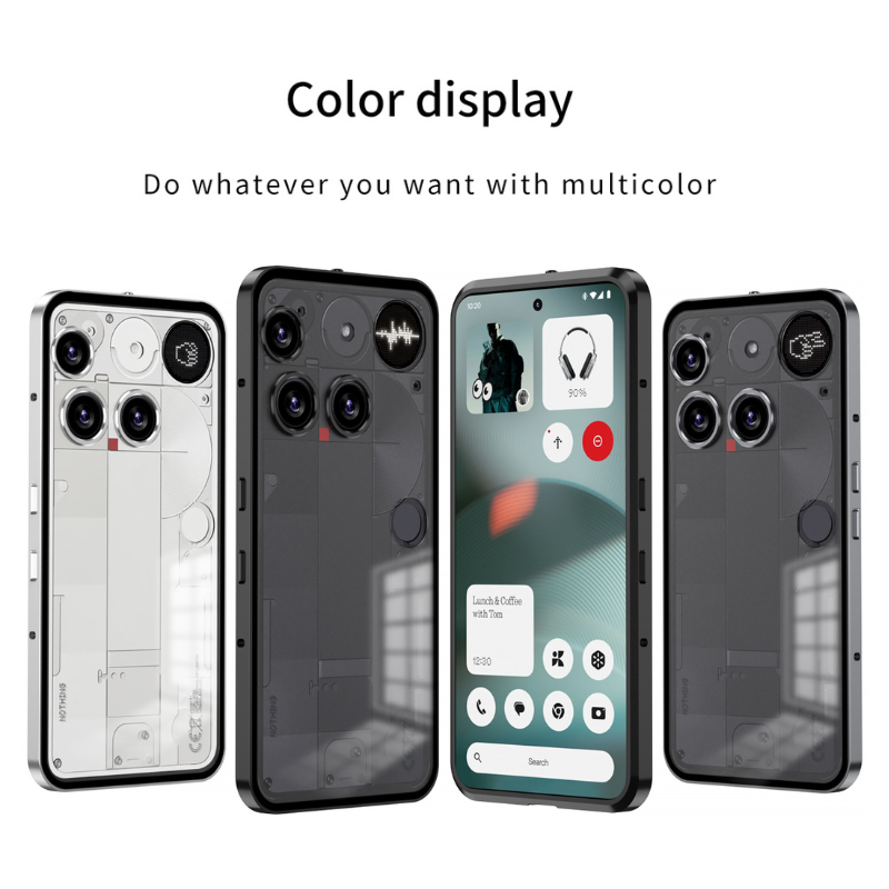 Load image into Gallery viewer, Nothing Phone (3) Metal Frame Snap-On Acrylic Shockproof Phone Case - i-Station Mobile Phone &amp; Electronic Device Repair and Accessories
