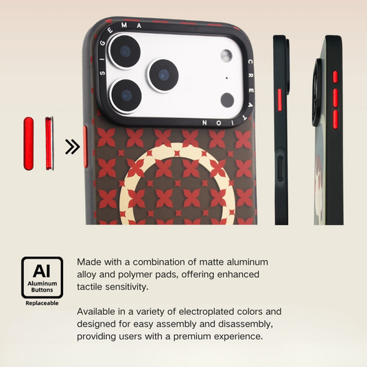 [Magsafe Compatible] Apple iPhone 17 Pro/Max - SIGEMACreation Stylish Heat-Dissipating Shockproof Case