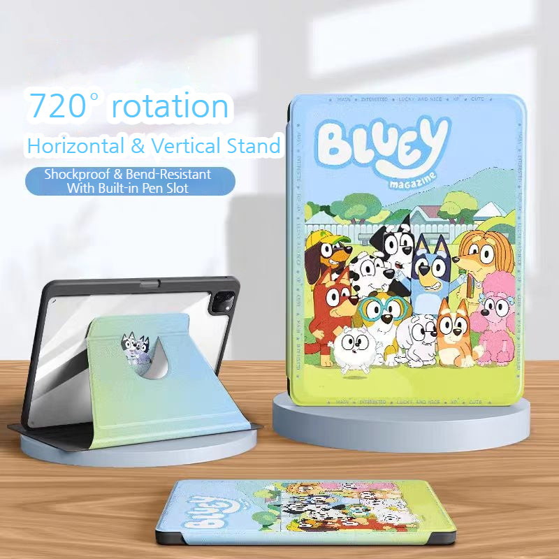 Load image into Gallery viewer, [With Pen Slot] Apple iPad Air 11-inch M2/M3 (2024/2025) Cute Cartoon Full-Protection Shockproof Case
