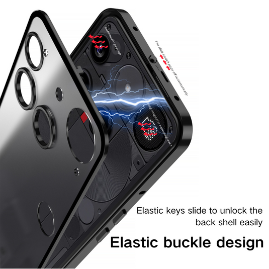 Nothing Phone (3) Metal Frame Snap-On Acrylic Shockproof Phone Case - i-Station Mobile Phone & Electronic Device Repair and Accessories