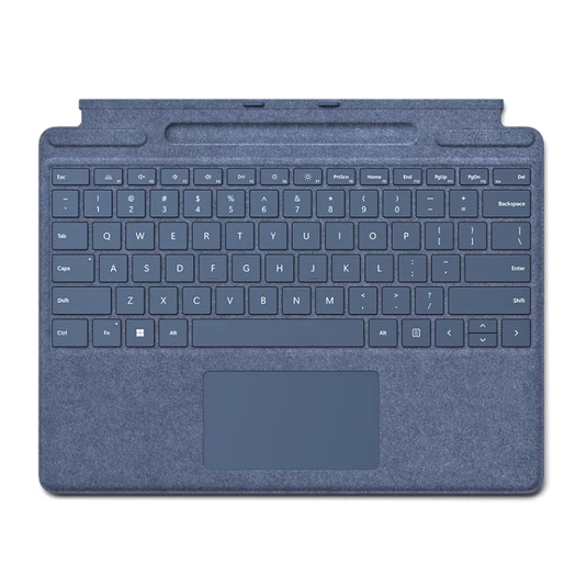 [With Backlit][With Pen Slot] Microsoft Surface Pro X / 8 / 9 / 10 / 11 Series - Original Microsoft Surface Pro Type Cover Keyboard